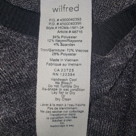 Wilfred Sherbrooke asymmetric hem sweater size xs - Picture 6 of 6